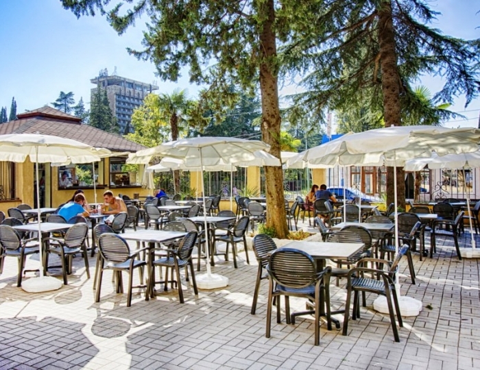 Кафе на свежем воздухе - Пансионат «Сан-Марина»